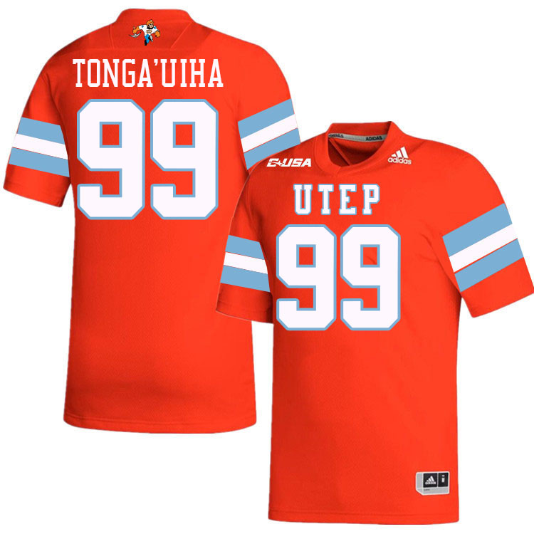 Sione Tonga'uiha UTEP Jersey,UTEP Miners #99 Sione Tonga'uiha College Football Jersey,Uniforms-Retro